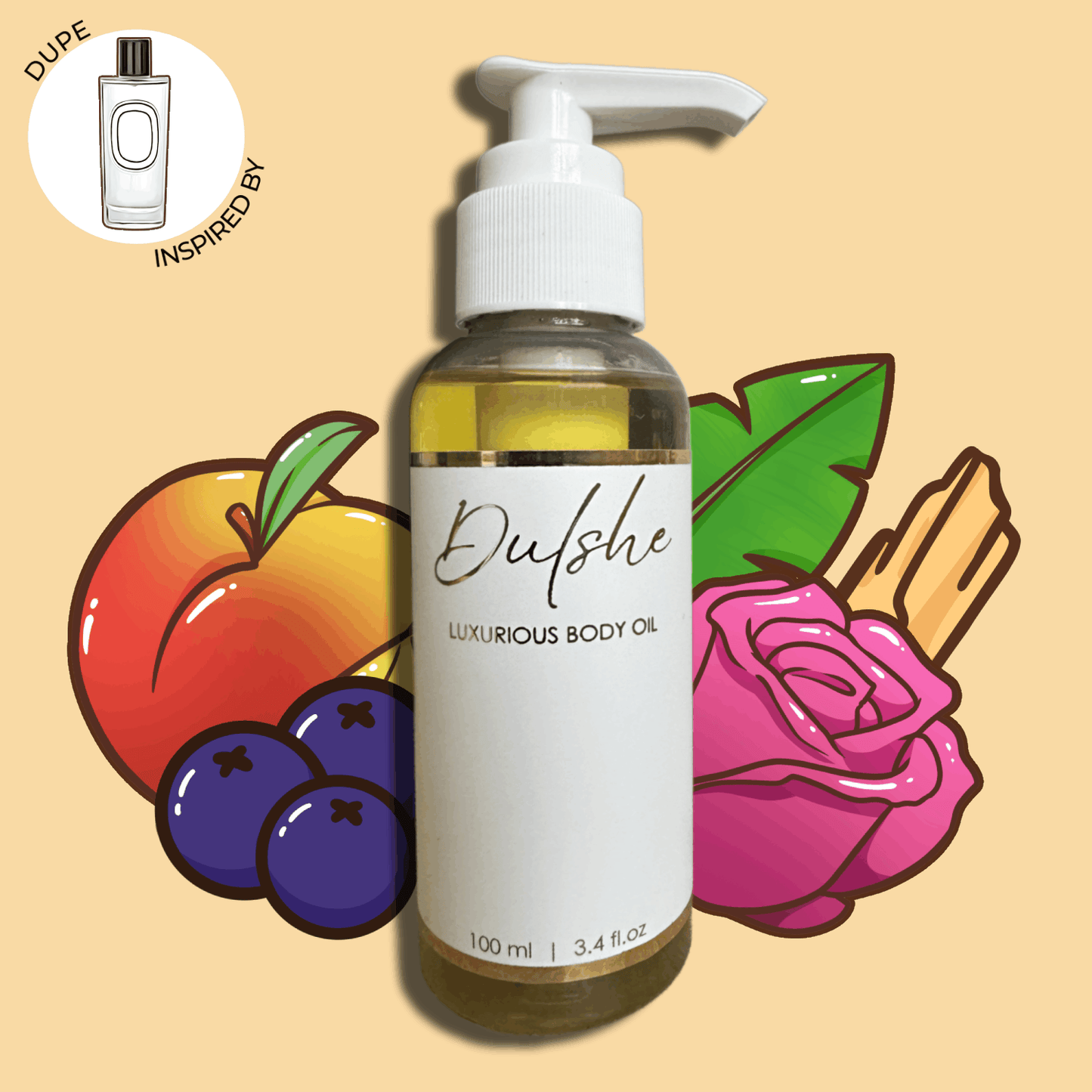 Black Currant Rose Body Oil