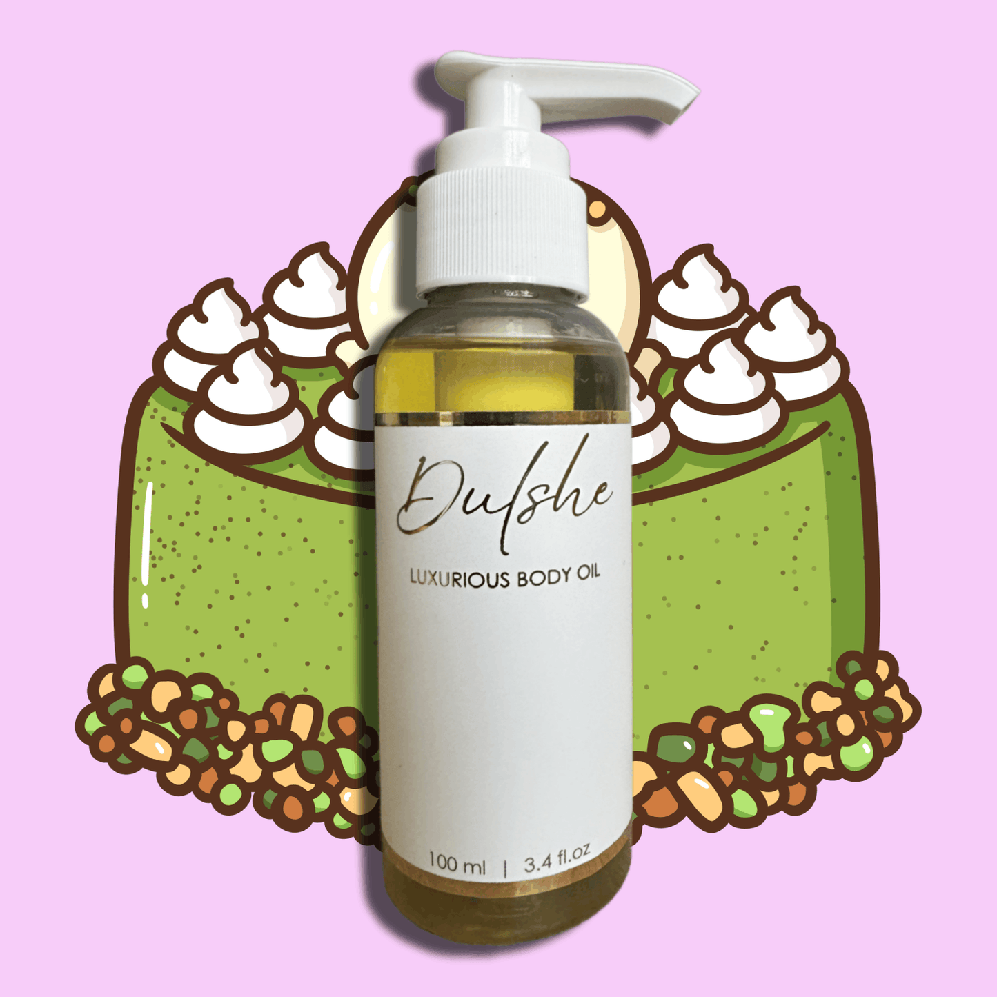 Pistachio Cream Cake Body Oil