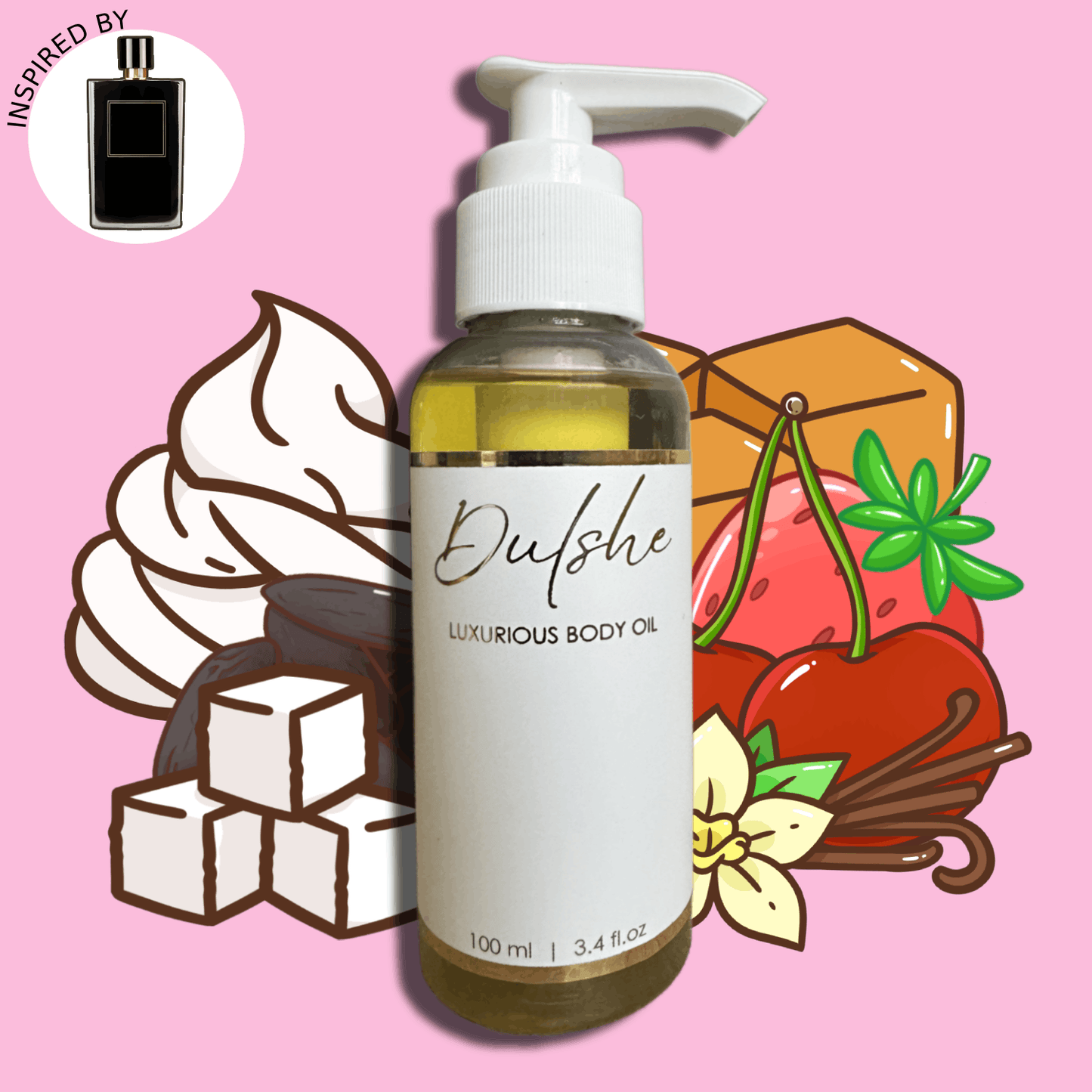 Berry Cream Body Oil