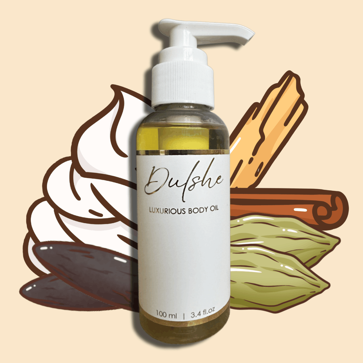 Cardamom Cream Body Oil