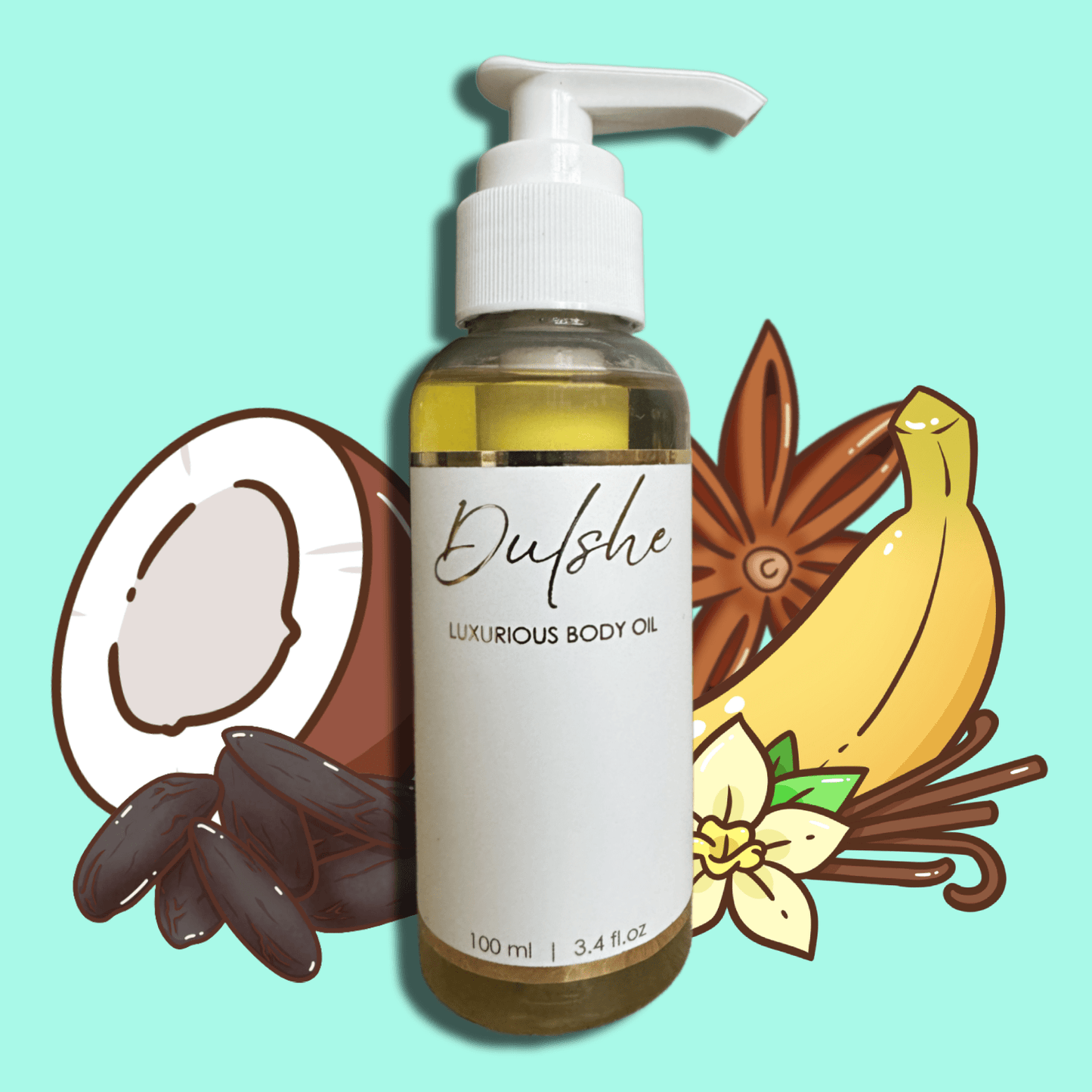 Island Banana Body Oil