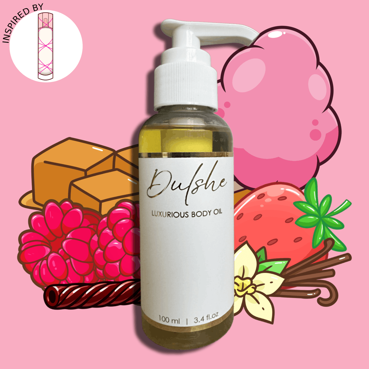 Pink Candy Body Oil