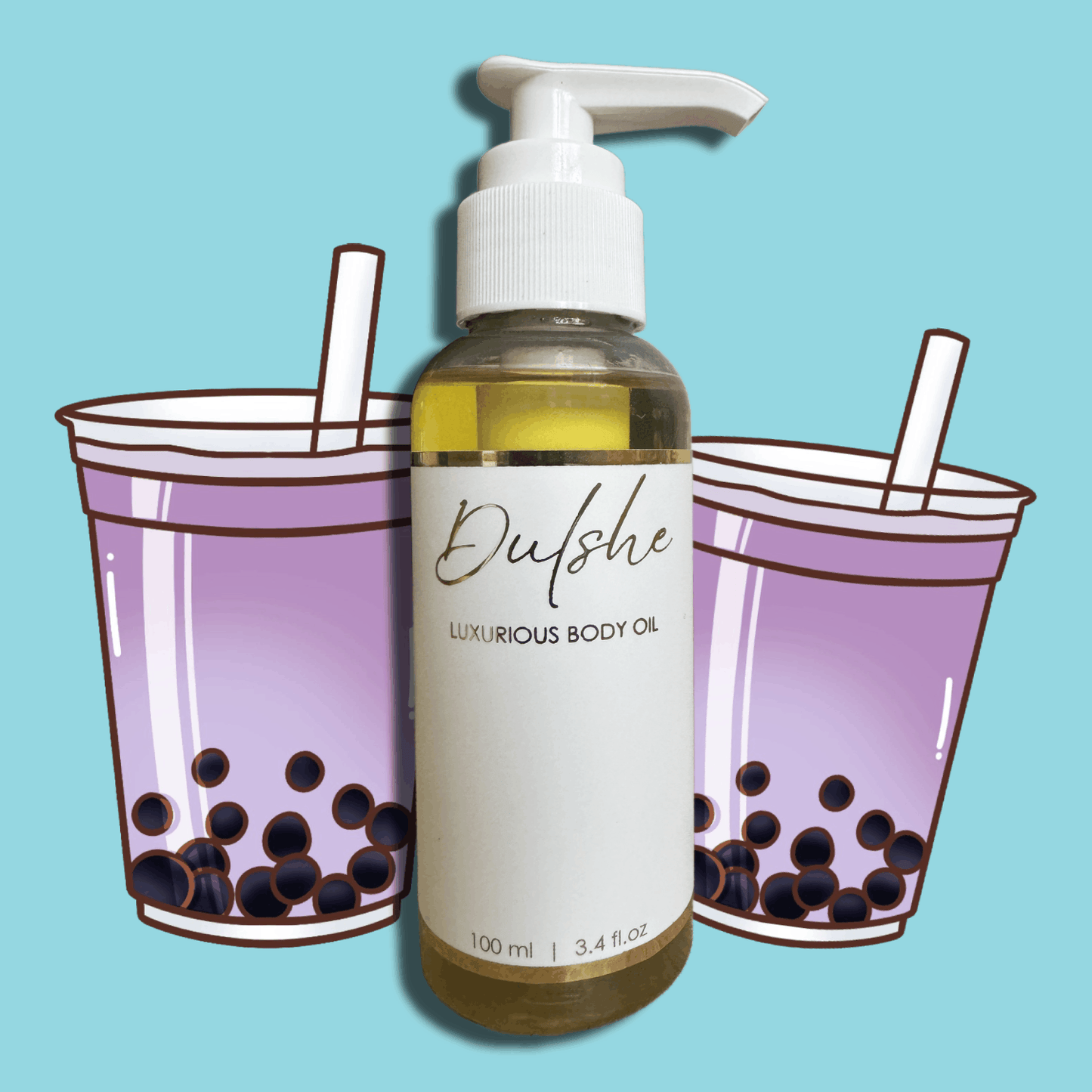 Purple Boba Body Oil