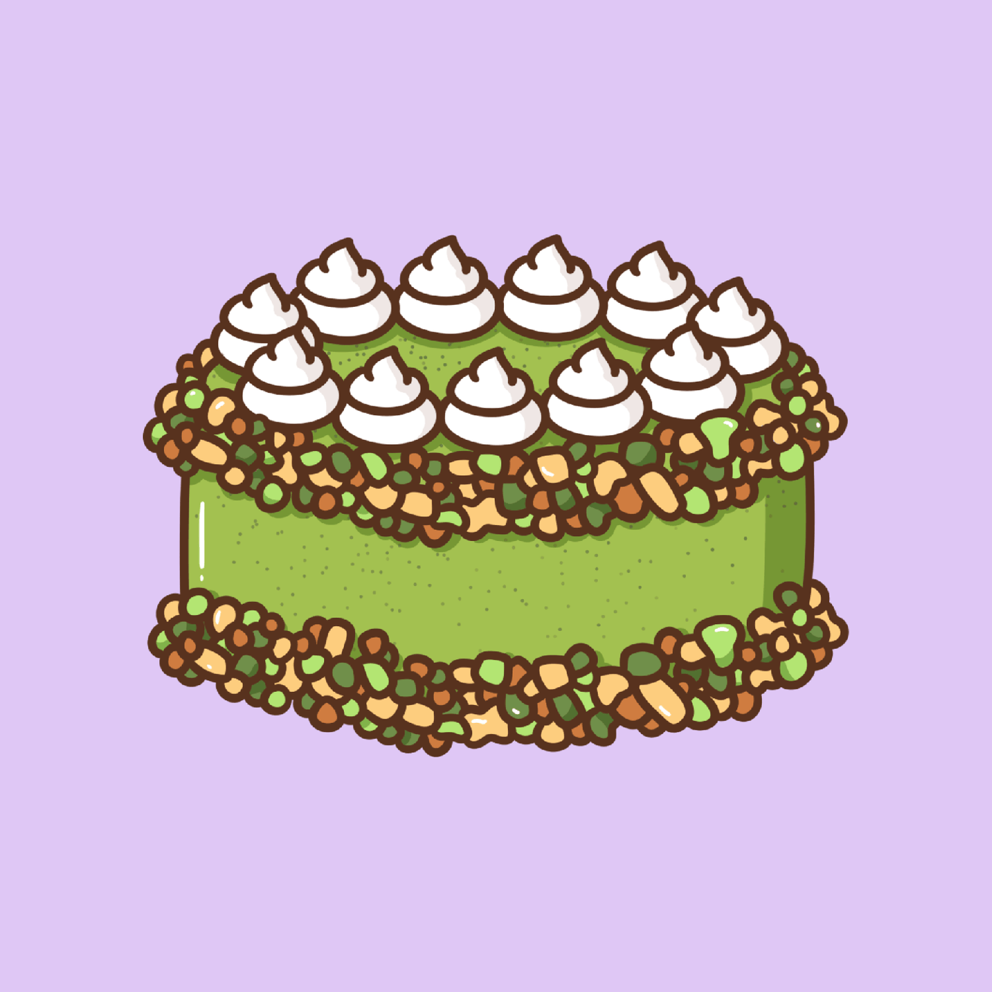 Toasted Pistachio Cake