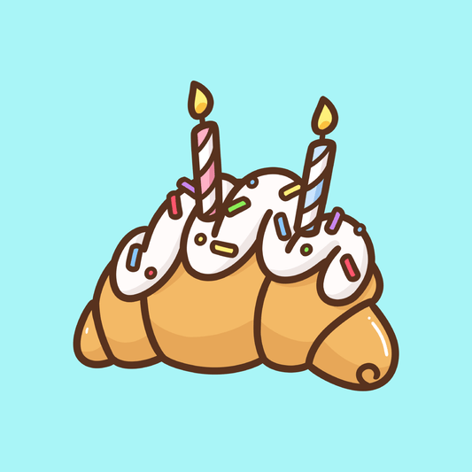 Birthday Croissant
