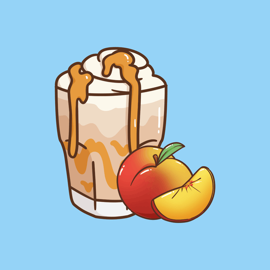 Peachy Caramel Latte