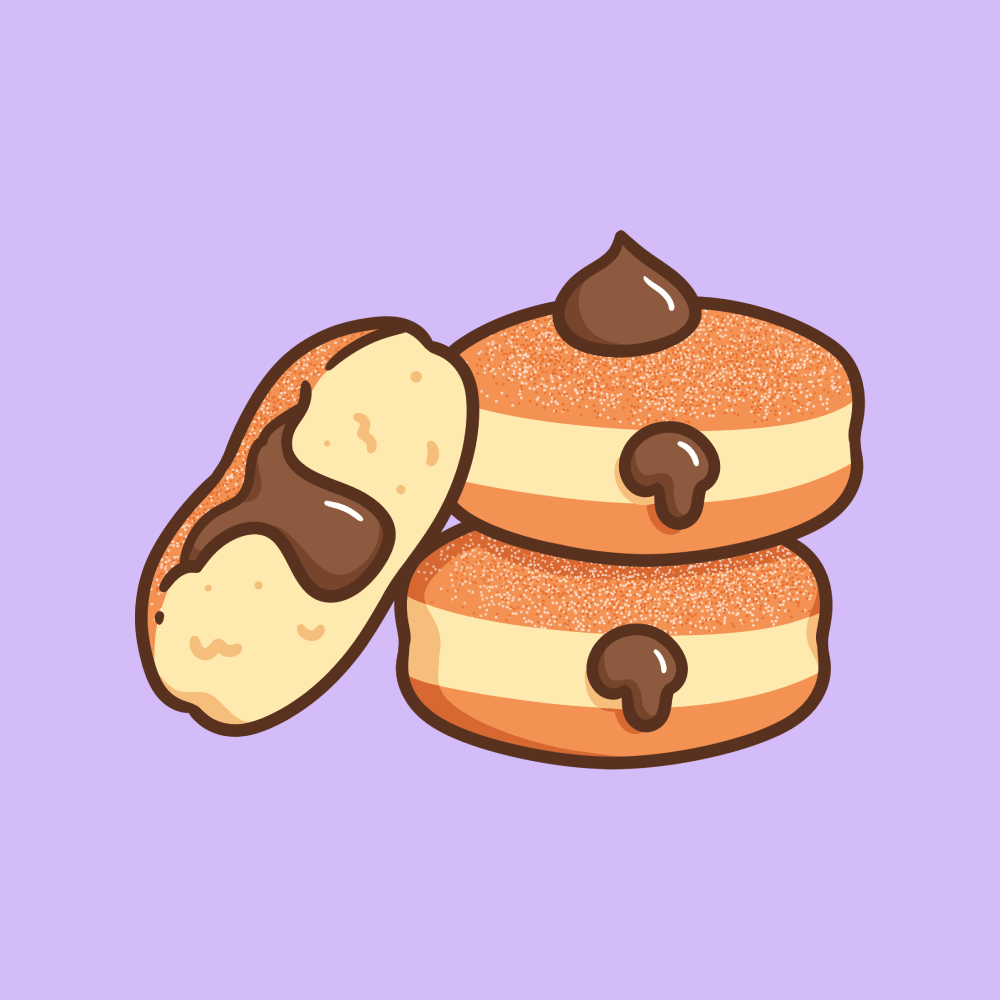 Choc Hazelnut Donut