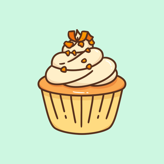 Orange Cream Cupcake
