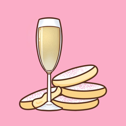 Prosecco Sugar Cookies