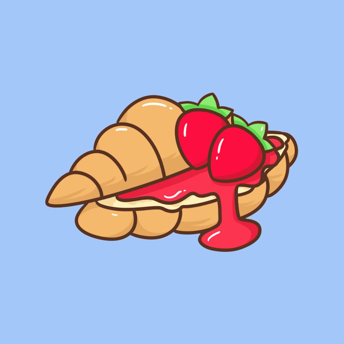 Strawberry Croissant